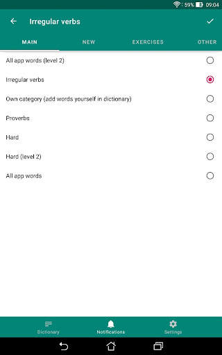 English Words Notifications screenshot 10