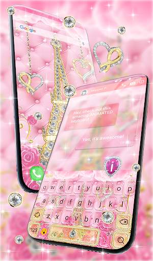 Keyboard & Wallpaper For Girls screenshot 4