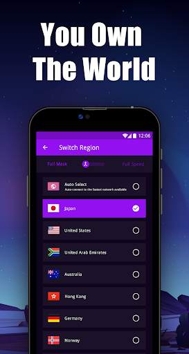 Saturn VPN screenshot 3