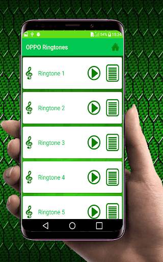 OPPO Ringtones – F7, F8 & F9 3 تصوير الشاشة