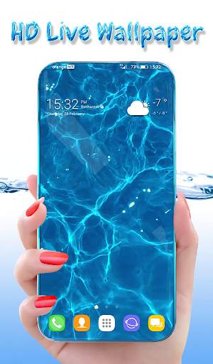 Summer Pool Live Wallpaper & Animated Keyboard скриншот 1