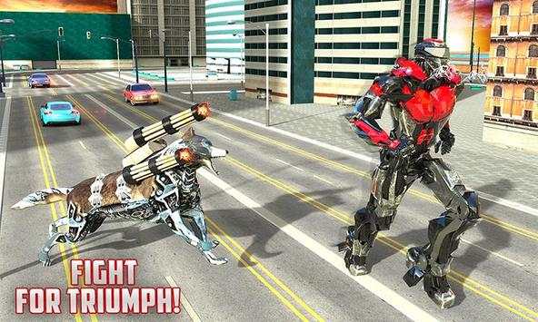 US Police Car Robot Transform: Cop Dog screenshot 4
