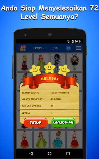 Permainan Memori bagi Anak-Anak – Peri & Putri screenshot 4