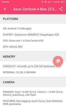 Phone Specs screenshot 2