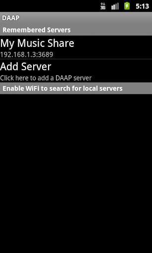 DAAP Media Player screenshot 2