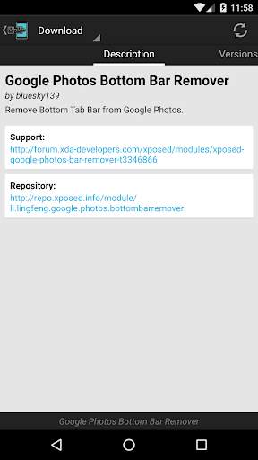 Bottom Bar Remover (Photos) screenshot 2