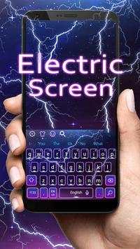 Electric Screen Laser Keyboard Theme स्क्रीनशॉट 1
