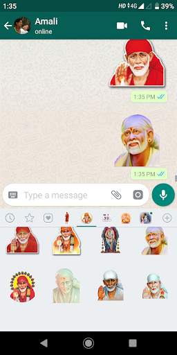 Sai Baba Stickers for WhatsApp 2019 screenshot 5