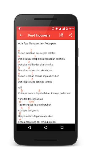 Chord Guitar Indonesia Offline screenshot 5