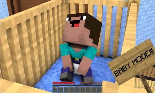 Baby Mode Mod for Minecraft PE screenshot 1