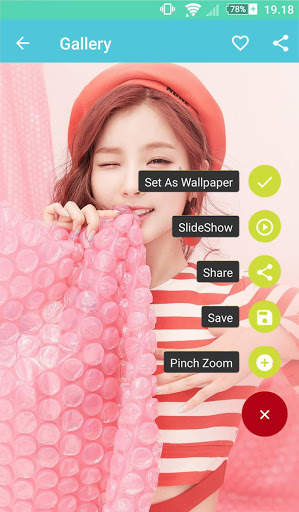 Cute Korean Girl Wallpaper screenshot 5