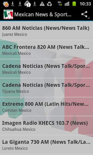 Mexican News & Sports Radio screenshot 1