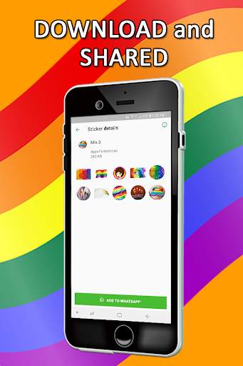 Гей наклейки для WhatsApp - WAStickerApps скриншот 4