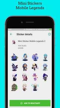 WAStickerApps - Mobile Legends Sticker for WA screenshot 4