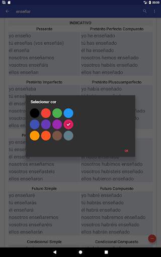 Verbos Español screenshot 22