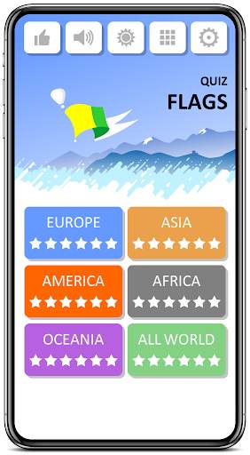 Flags Game - World countries pop-quiz screenshot 1