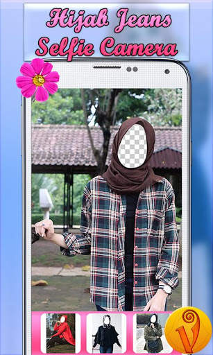 Hijab Jeans Selfie Camera screenshot 3