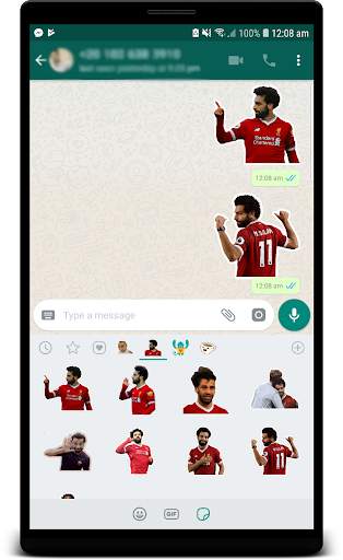 Mo Salah stickers for WhatsApp screenshot 2