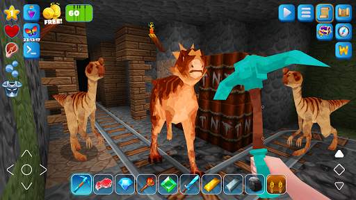 RaptorCraft 3D: Survival Craft ► Dangerous Worlds screenshot 6