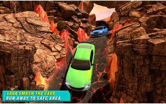 Hot Lava Walls Car Drive Sim screenshot 3