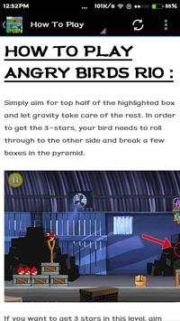 Guide for Angry Birds Rio स्क्रीनशॉट 4