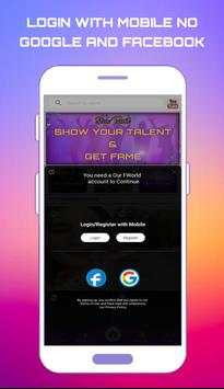 Fworld -Short Video Making, Chat Room, Live Stream screenshot 2