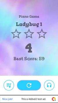 Piano Ladybug Noir Tiles screenshot 3