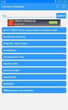 Free music downloader screenshot 1