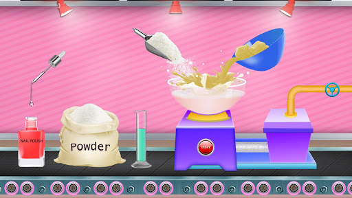 Princess Cosmetic Kit Factory: Makeup Maker Game screenshot 7