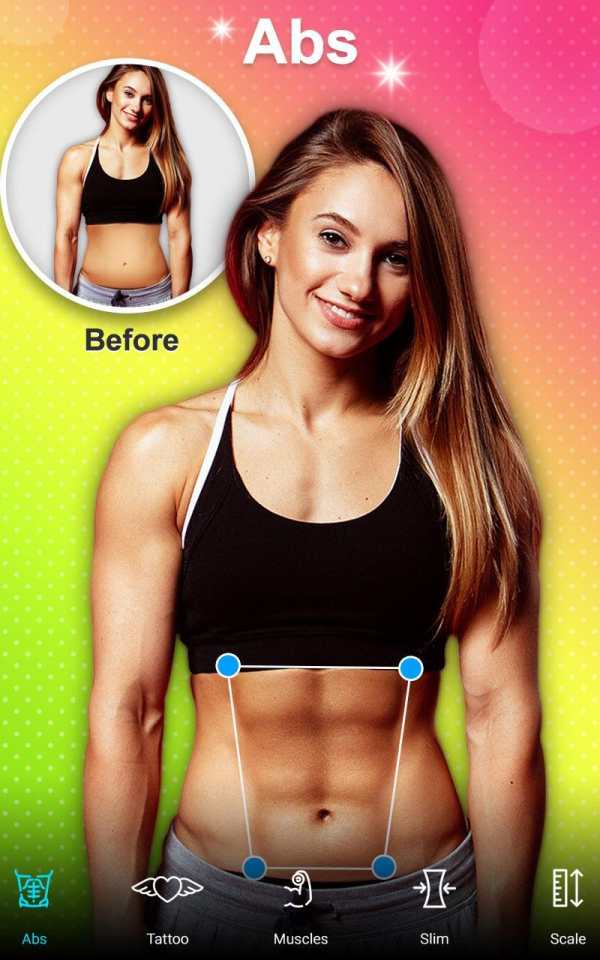 Beauty : Girls Hair Styles Editor, Muscles, Abs screenshot 1