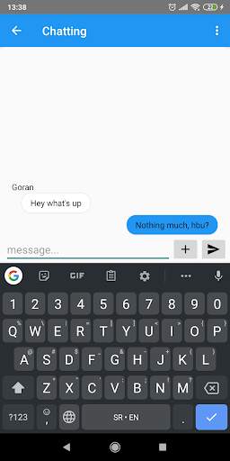 Mesindžer screenshot 2