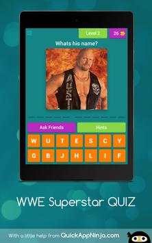 WWE Superstars QUIZ screenshot 10