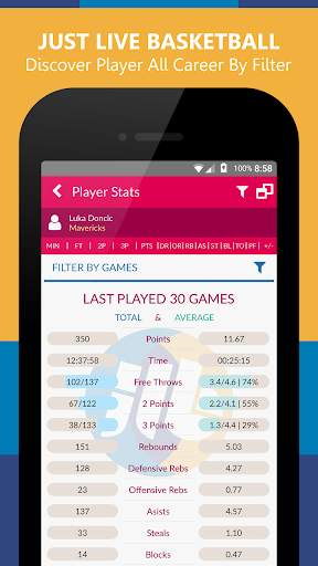 Just Live Basketball screenshot 3