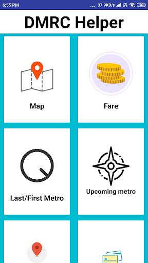 DMRC Helper - Delhi Metro Maps,  Fare, Route screenshot 2