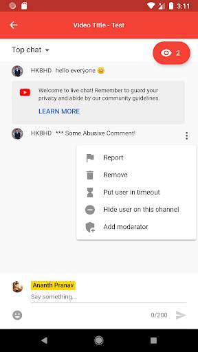 Tube Live Assistant- Comments & Views screenshot 2