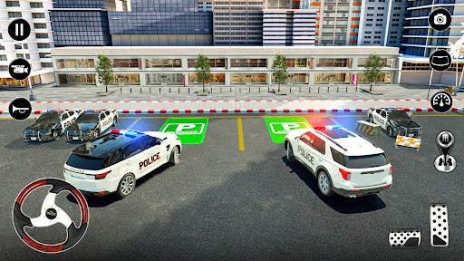 Police Prado Parking Car Games screenshot 2