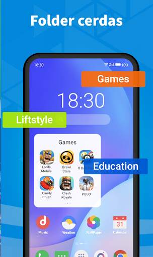 Sky Launcher - Cepat & Keren! screenshot 6