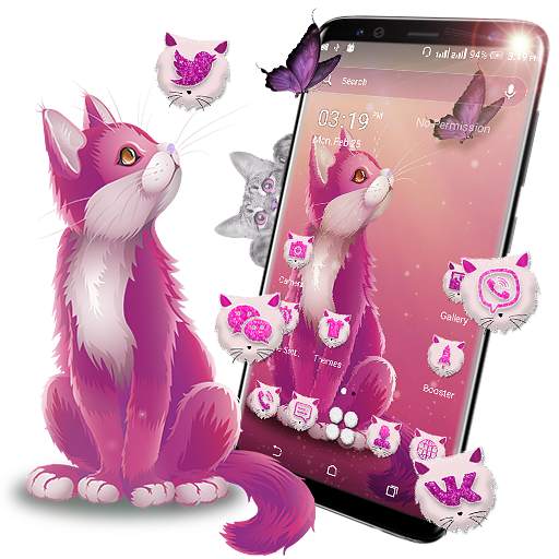 Cat Butterfly Launcher Theme 1.5