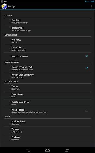 Clinometer     bubble level screenshot 20
