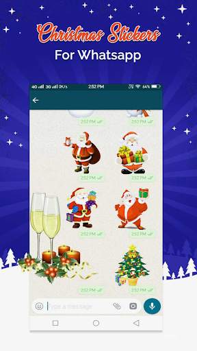 Santa Claus Stickers for WhatsApp screenshot 2