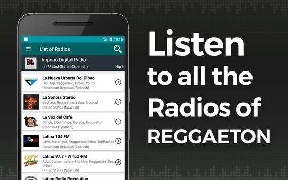 Reggaeton Music Radio screenshot 1