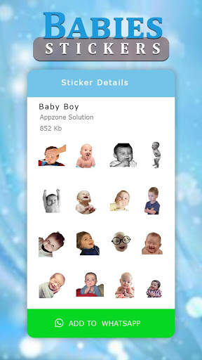 Babies Sticker for WhatsApp 👶 screenshot 2