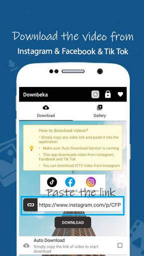 Downloader for Instagram and Tik Tok and facebook screenshot 4