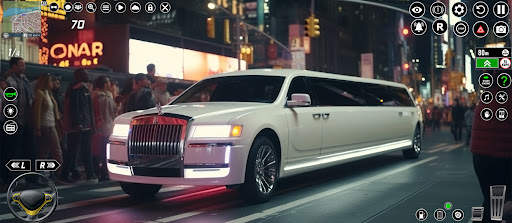 Limousine Taxi Driving Game screenshot 13