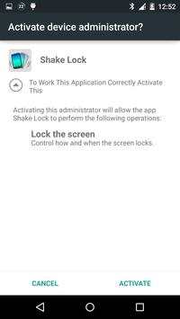 Shake To Lock screenshot 2