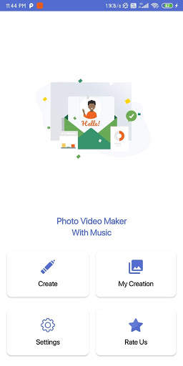 Photo to video maker with music and special effect screenshot 3