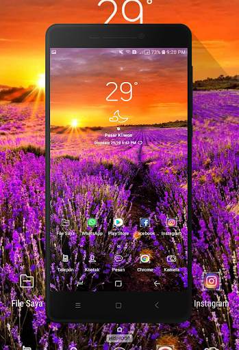 Purple Flower Wallpaper screenshot 2