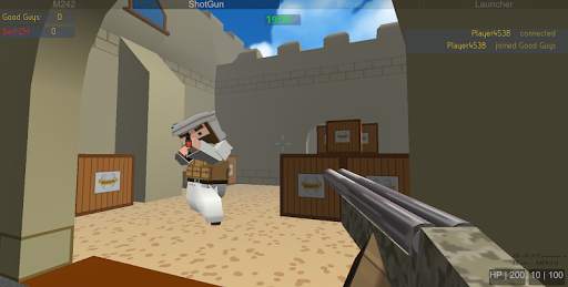 Shooting Zombie Blocky Gun Warfare screenshot 8