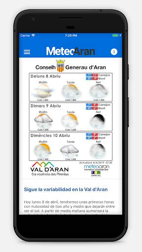 MeteoAran screenshot 1