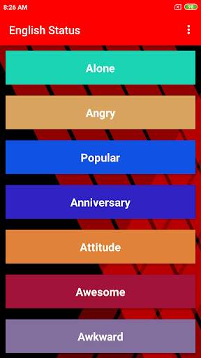 English Status screenshot 3